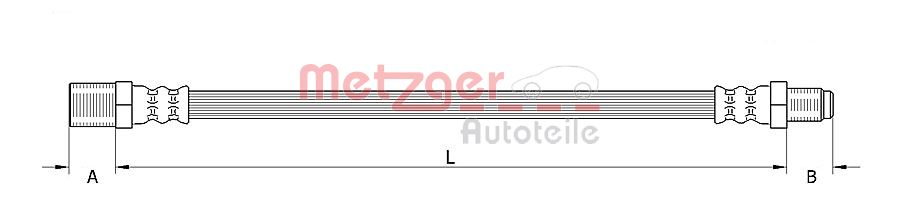 METZGER 4110620 Bremsschlauch